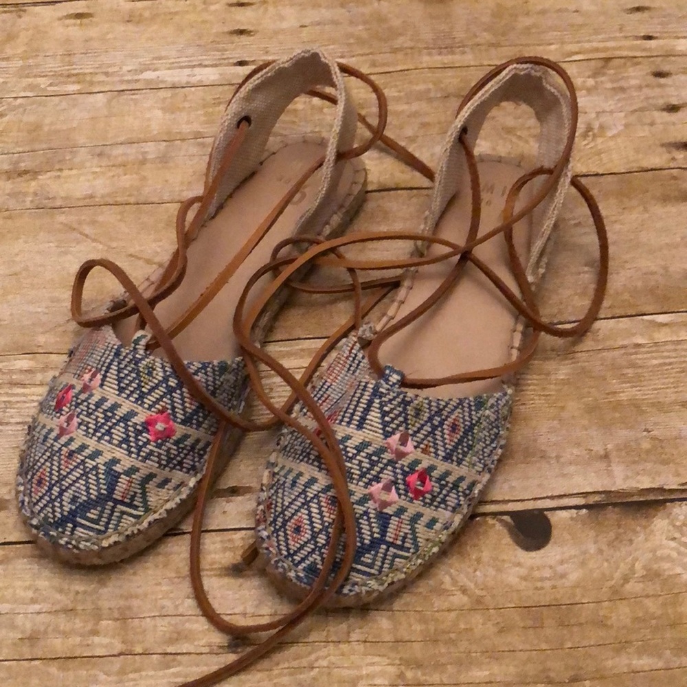 Mix No 6 lace up espadrilles